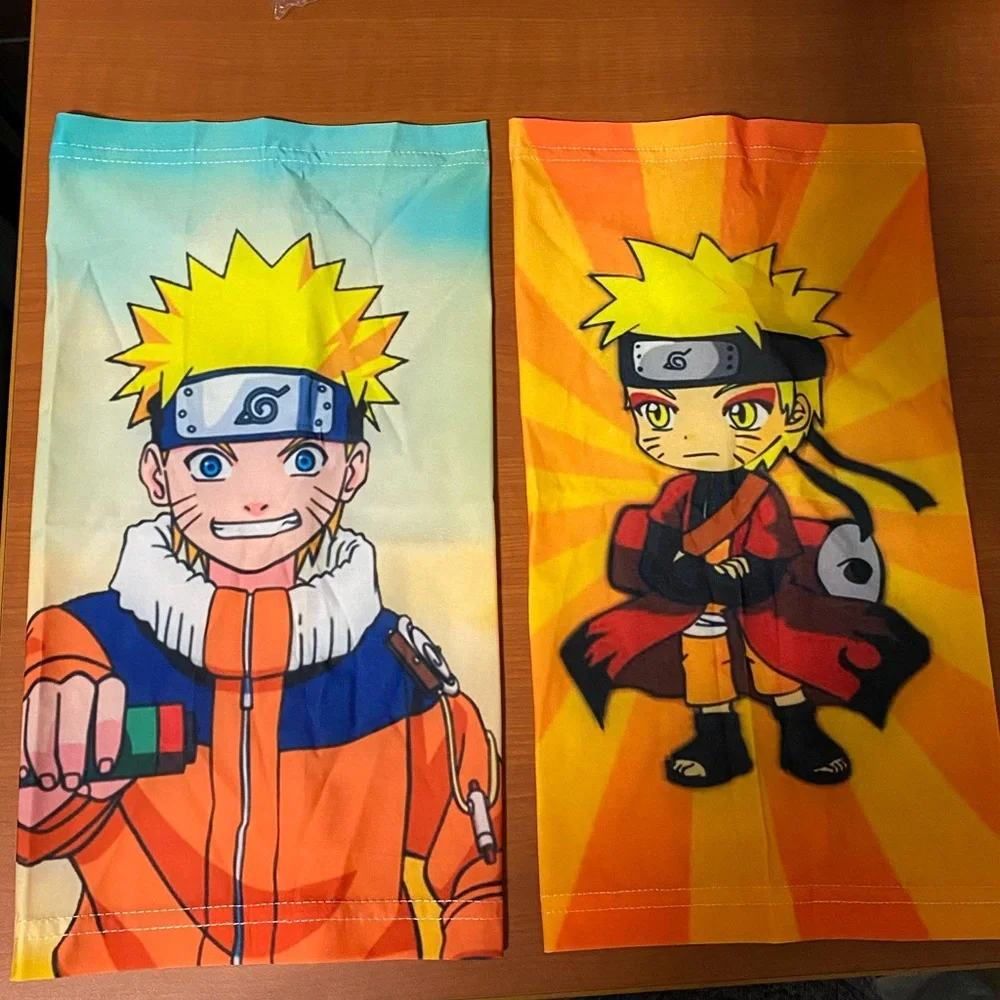 2 Naruto neck gaiters